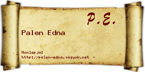 Palen Edna névjegykártya